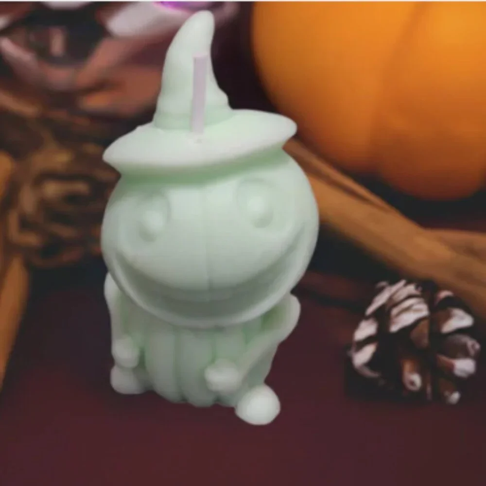 Cheerful Jack-O Candle